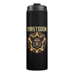 Mastodon-Eber-Feuer Thermosbecher