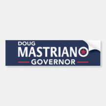 Mastriano pour Sticker pare-chocs du gouverneur -
