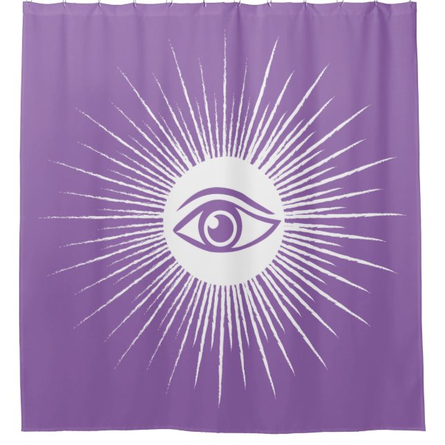 Masurisches Auge Duschvorhang (Vorderseite)