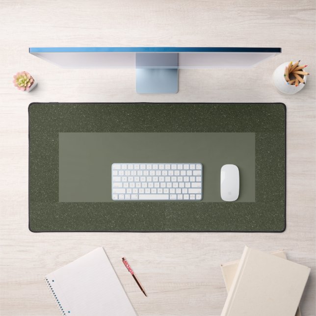 Mat à cadre vert mousse à deux tons - personnalisa (Bureau 1)