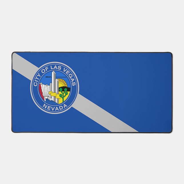 Mat de bureau avec drapeau de Las Vegas City, USA (Recto)
