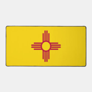 Mat de bureau avec drapeau du Nouveau-Mexique, Éta