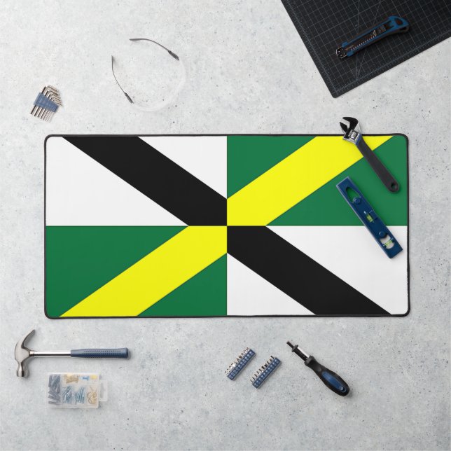 Mat de bureau avec le drapeau de Monterey, USA (Poste de travail)