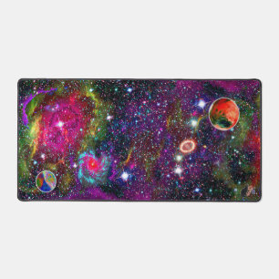 Mat de bureau Cosmos surchargé atmosphérique