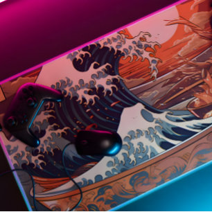 Mat de bureau d'art rétro japonais - Le Grand Rame