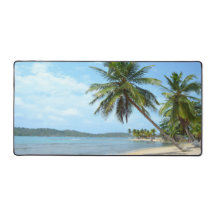 Mat de bureau de la plage des Caraïbes