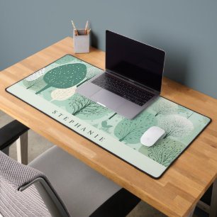 Mat de bureau des arbres lunaires