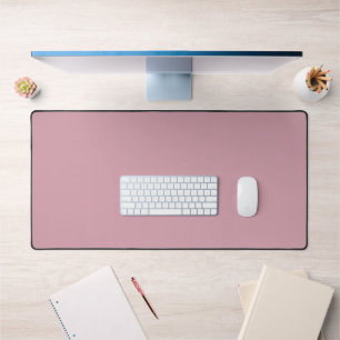 Mat de bureau en quartz rose clair solide et clair