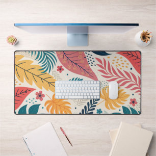 Mat de bureau Feuille Tropical sur mesure - frais