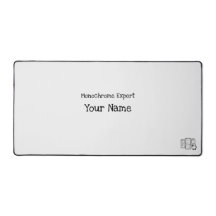 Mat de bureau monochrome expert personnalisable