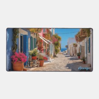 Mat de bureau personnalisé pour les îles méditerra