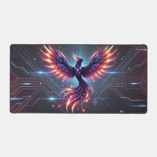 Mat de bureau Phoenix animé | Jeu coloré et bureau