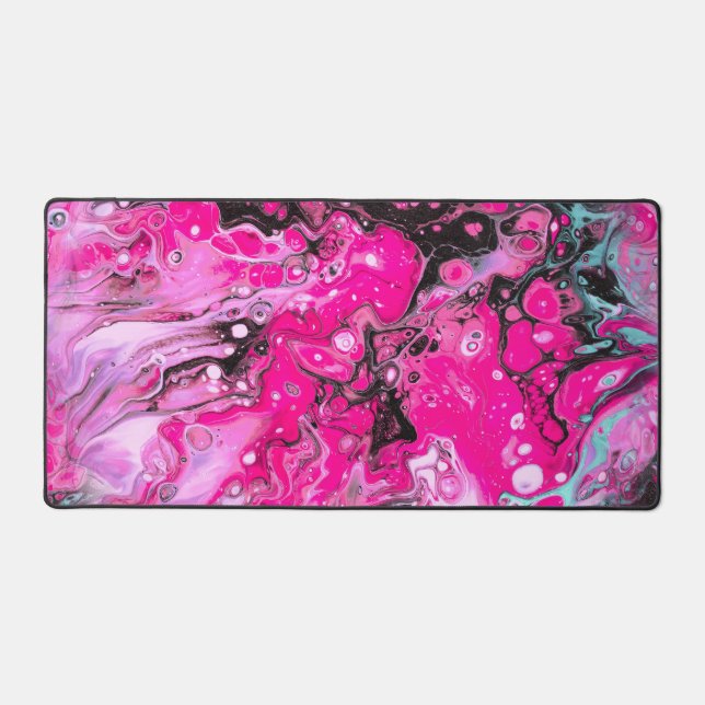 Mat de bureau pour Aliens roses et noirs (Recto)