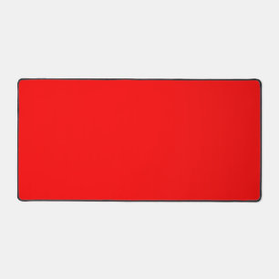Mat de bureau rouge personnalisé pour la maison ou