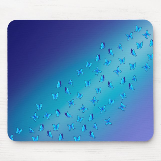 Mat der verzauberten Schmetterlinge Mousepad (Vorne)