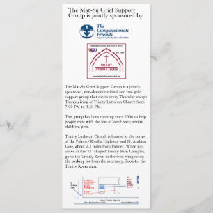 Mat-Su Trauer-Selbsthilfegruppe Anzeige  Einladung