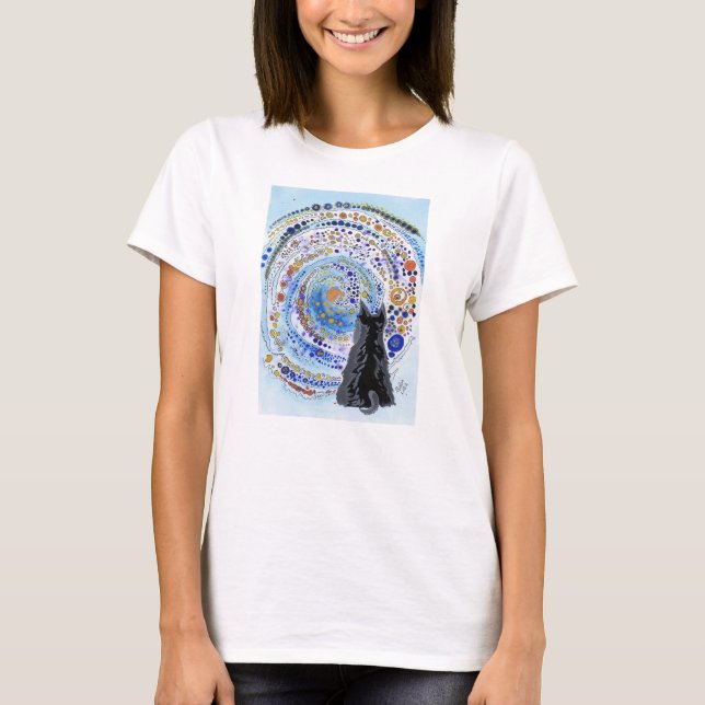 "Mata Art" T - Shirt von Frauen mit Logos auf der  (Vorderseite)
