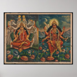 Mata Bhairavi/Kamala, Indien Poster