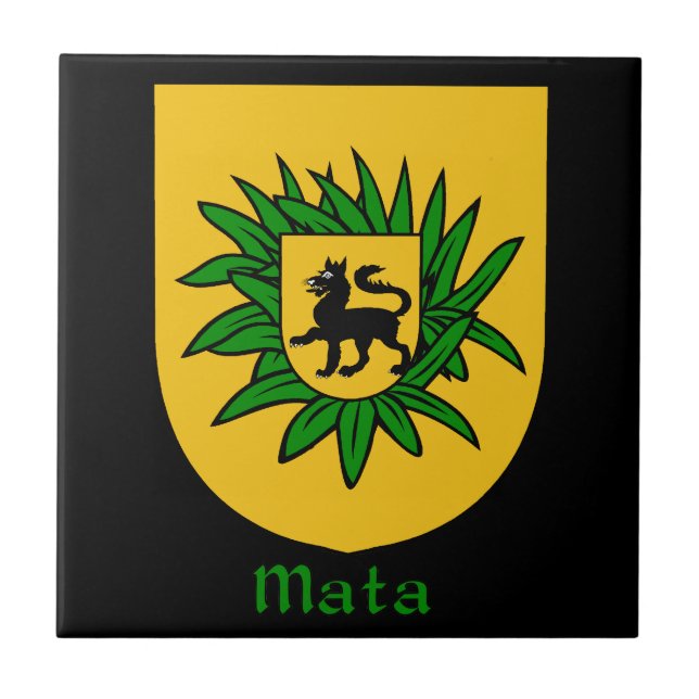 Mata Family Shield Fliese (Vorderseite)