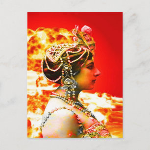 Mata Hari Postkarte