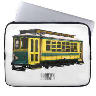 Mata Troley Cartoon Illustration Laptopschutzhülle