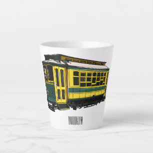 Mata Troley Cartoon Illustration Milchtasse