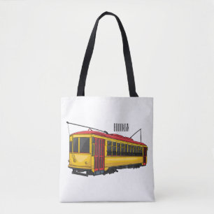Mata Troley Cartoon Illustration Tasche
