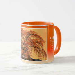 Matabei-Zakura Weeping Cherry Tree コーヒーマグカップ Tasse
