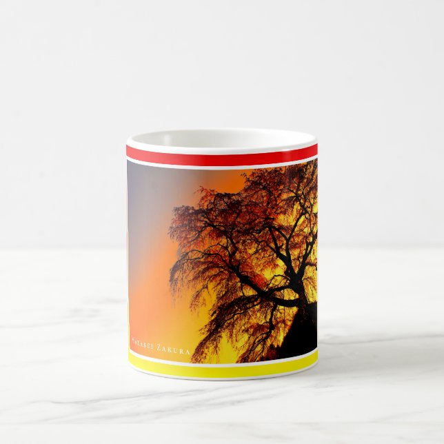 Matabei-Zakura Weeping Cherry Tree Kaffeetasse (Mittel)