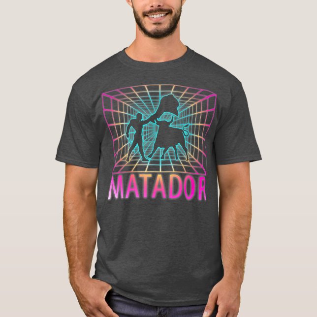 Matador Retro Bullfighter-Geschenk T-Shirt (Vorderseite)