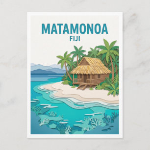Matamonoa Island Resort Fidschi Postkarte