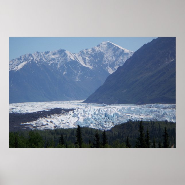 Matanuska Glacier Print Poster (Vorne)