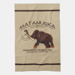 Matanuska Mammoth Münster Cheese Geschirrtuch