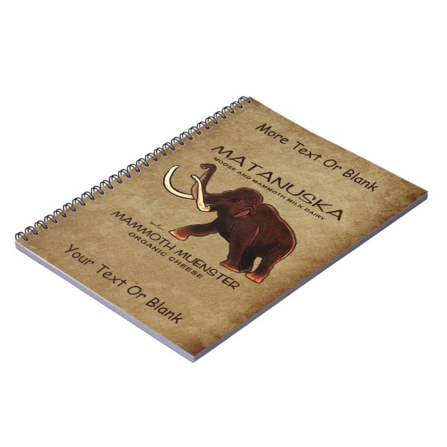 Matanuska Mammoth Münster Cheese Notizblock (Linke Seite)