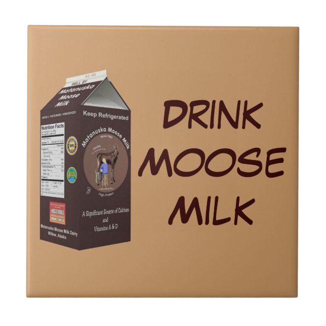 Matanuska Moose Milk Fliese (Vorderseite)