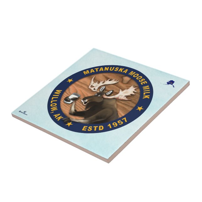 Matanuska Moose Milk Fliese (Seite)