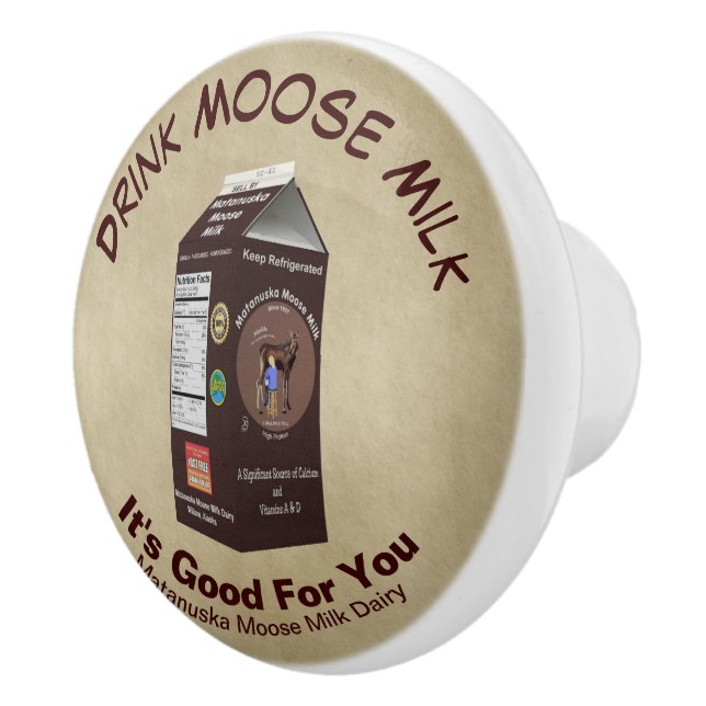 Matanuska Moose Milk Keramikknauf (Rechts)