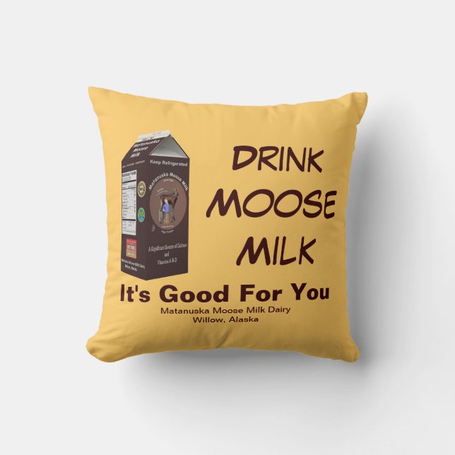 Matanuska Moose Milk Kissen (Vorderseite)