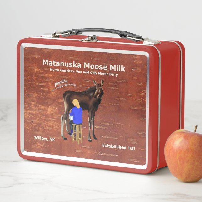 Matanuska Moose Milk Metall Brotdose (Beispiel)