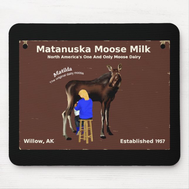 Matanuska Moose Milk Mousepad (Vorne)