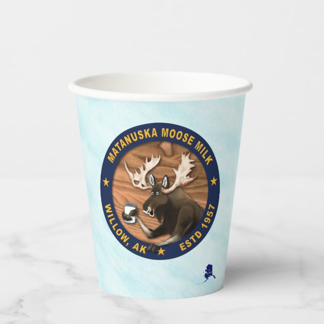 Matanuska Moose Milk Pappbecher (Vorderseite)