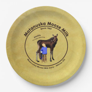 Matanuska Moose Milk Pappteller