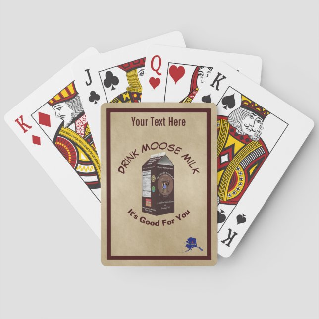 Matanuska Moose Milk Spielkarten (Rückseite)