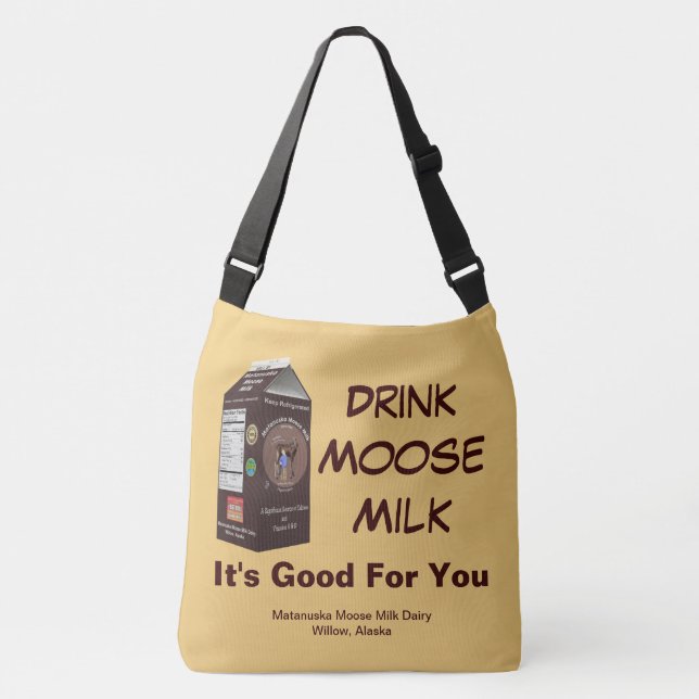 Matanuska Moose Milk Tragetaschen Mit Langen Trägern (Vorderseite)