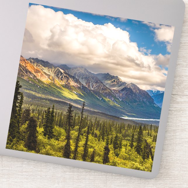 Matanuska-Tal, Südmitte Alaska #2 Aufkleber (Detail)