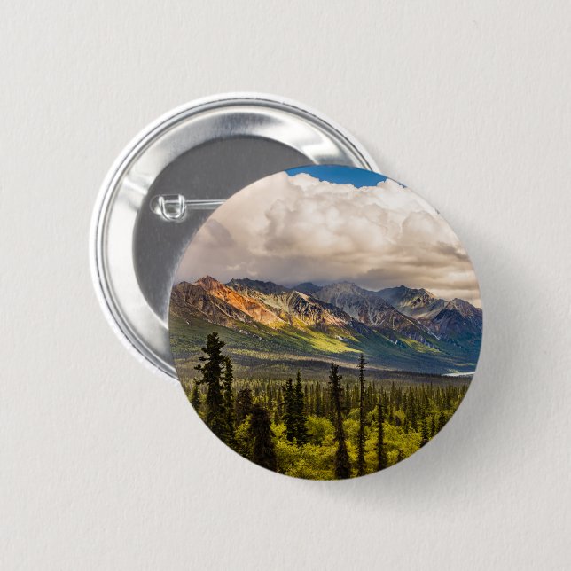 Matanuska-Tal, Südmitte Alaska #2 Button (Vorne & Hinten)
