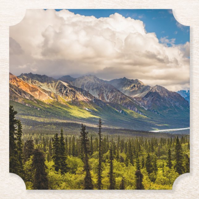 Matanuska-Tal, Südmitte Alaska #2 Untersetzer (Vorderseite)