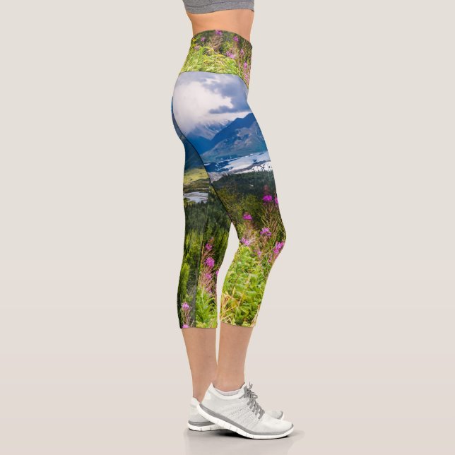 Matanuska-Tal, Südzentralalaska Capri Leggings (Rechts)