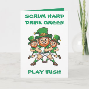 Match Day Unfug trifft St. Patricks-Wochenende Karte
