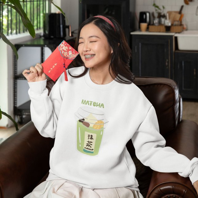 Matcha Addict, Matcha Sweatshirt (Von Creator hochgeladen)